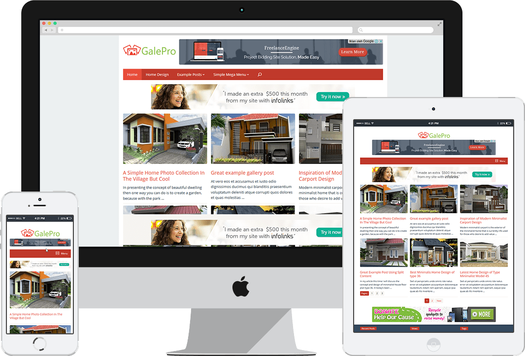 Galepro Gallery WordPress Theme