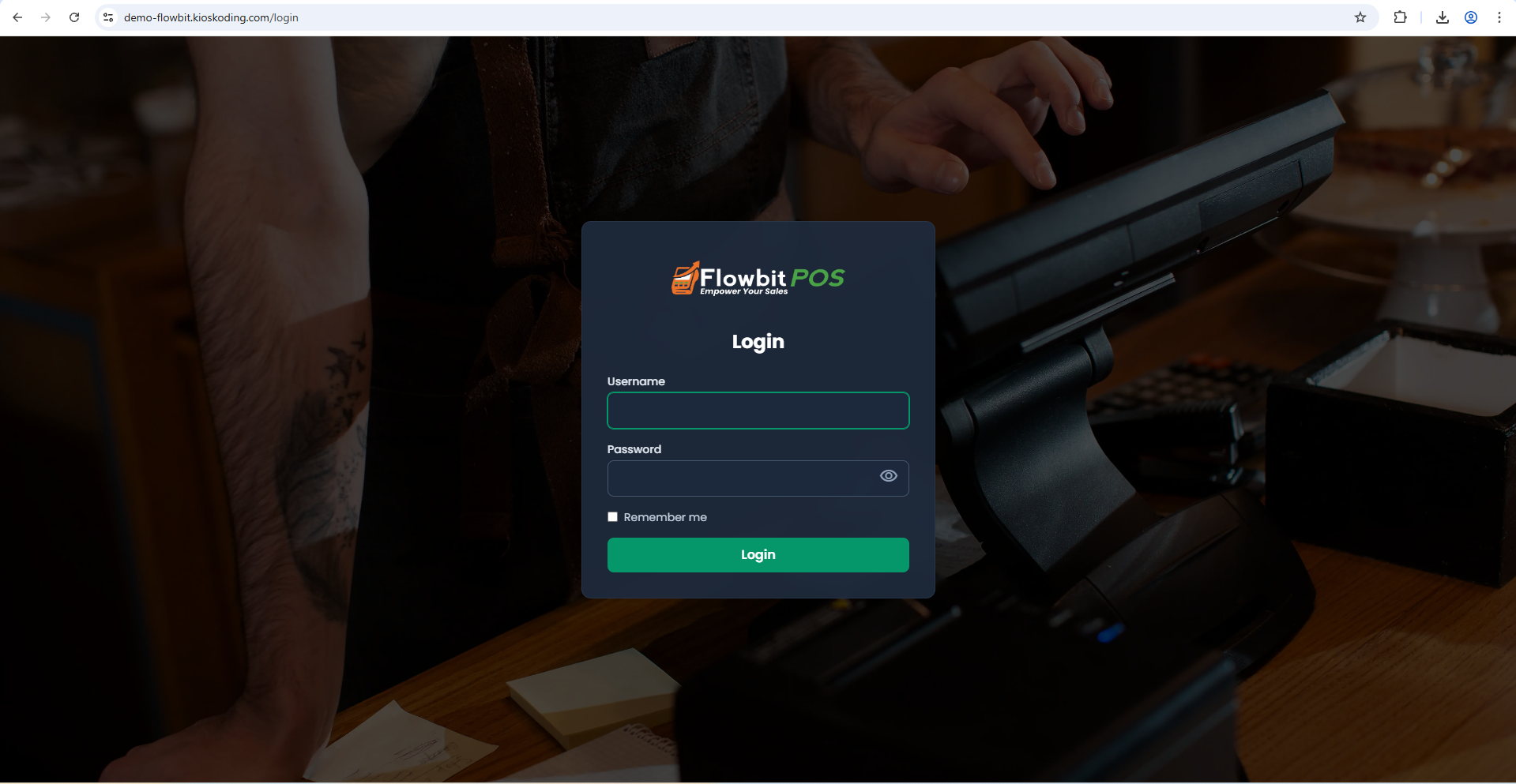 Flowbit POS - aplikasi Point of Sale (POS) berbasis web laravel